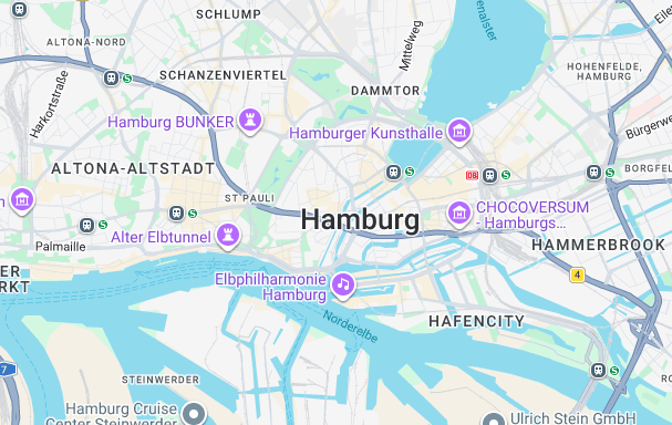 Hamburg Map Preview